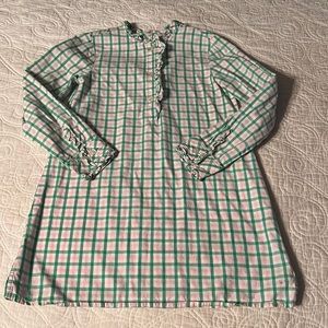 Lilly Pulitzer Plaid Long Sleeved Dress, Size 7